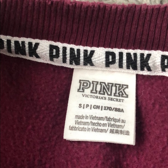 vs pink sweatshirt (sold on curtsy) - Picture 3 of 3